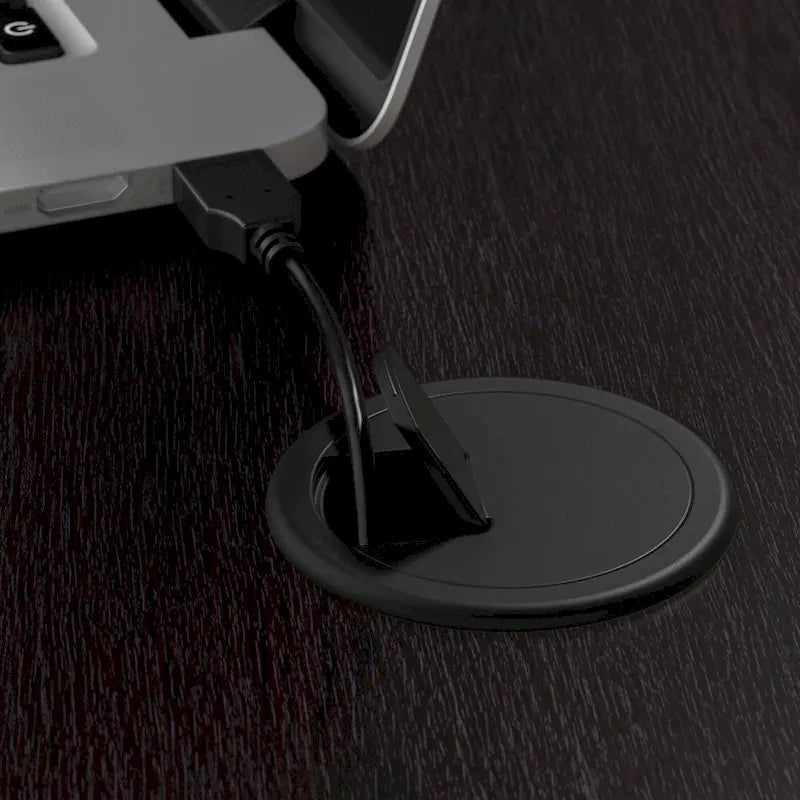60W 3-position L-shaped Sit to Stand Desk with Hutch