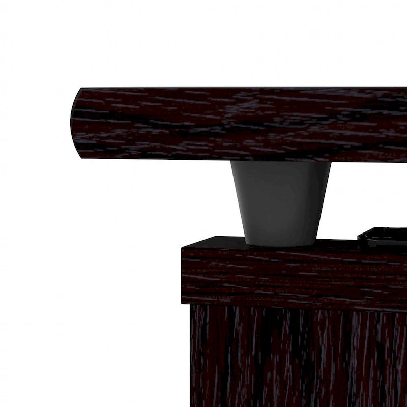 60W 3-position L-shaped Sit to Stand Desk with Hutch
