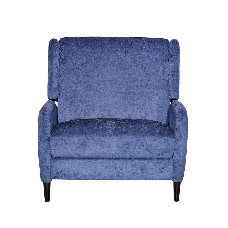 Oversized Textured Fabric Pushback Recliner, Cozy Recliner for Living Room