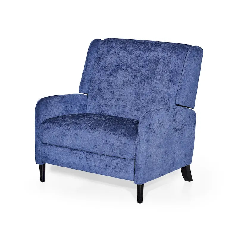 Oversized Textured Fabric Pushback Recliner, Cozy Recliner for Living Room