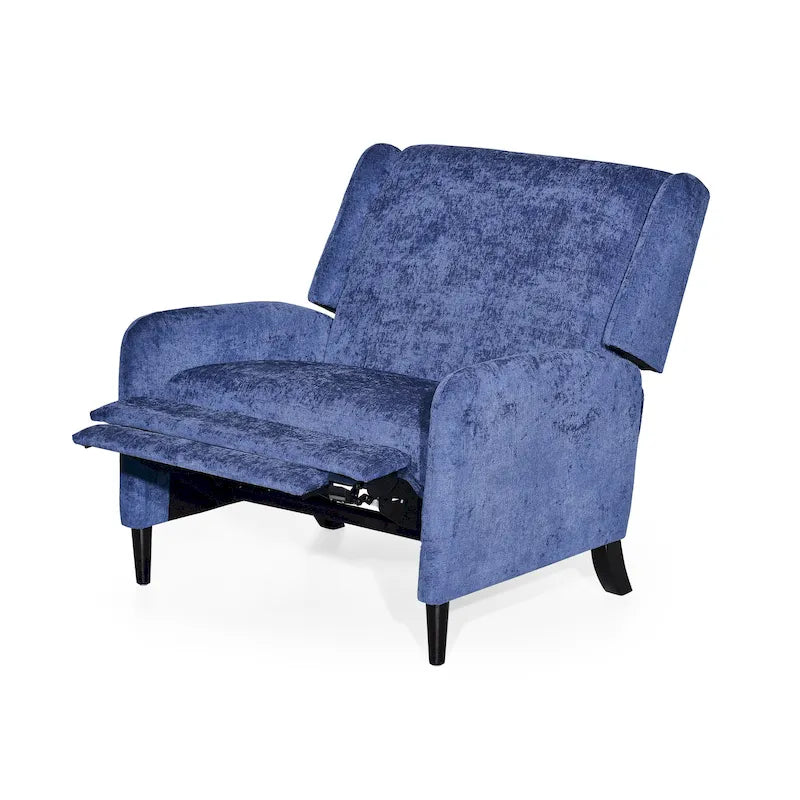 Oversized Textured Fabric Pushback Recliner, Cozy Recliner for Living Room
