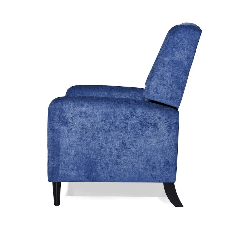 Oversized Textured Fabric Pushback Recliner, Cozy Recliner for Living Room
