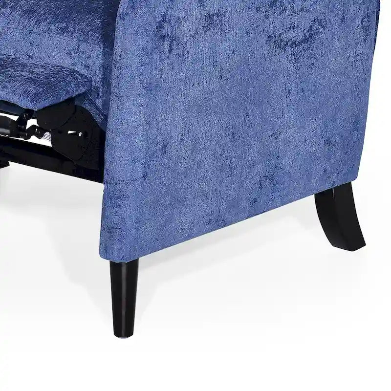 Oversized Textured Fabric Pushback Recliner, Cozy Recliner for Living Room