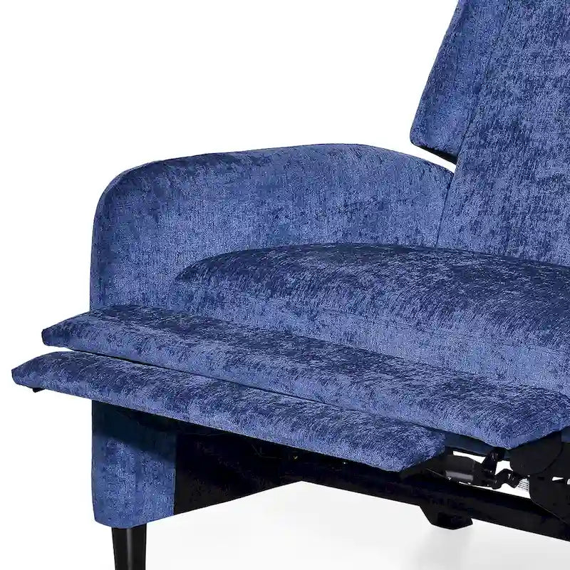 Oversized Textured Fabric Pushback Recliner, Cozy Recliner for Living Room