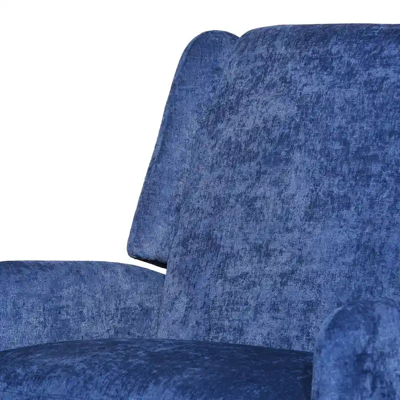 Oversized Textured Fabric Pushback Recliner, Cozy Recliner for Living Room