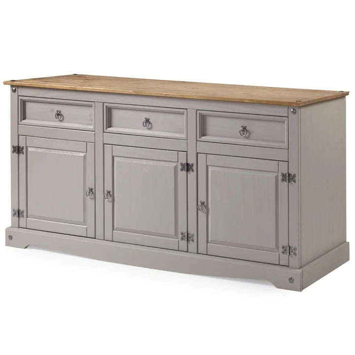 Buffet bas de style rustique 65 po - Collection Corona