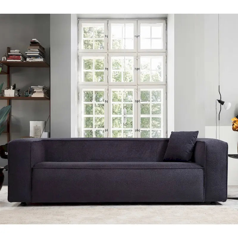 Mid Century Modern Furniture Style French Boucle Living Room Sofa