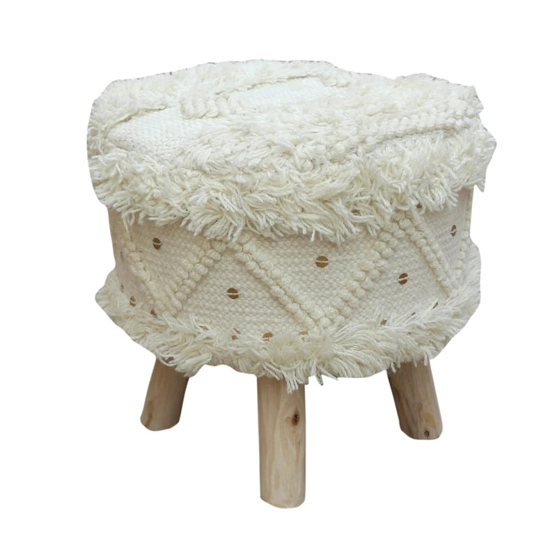 Handcrafted Boho Fabric Stool
