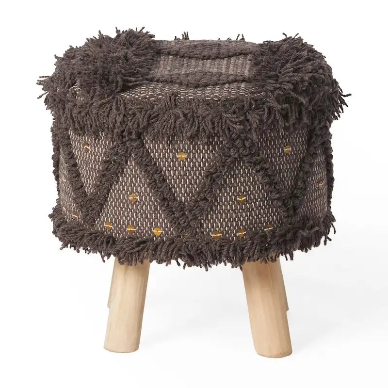 Handcrafted Boho Fabric Stool