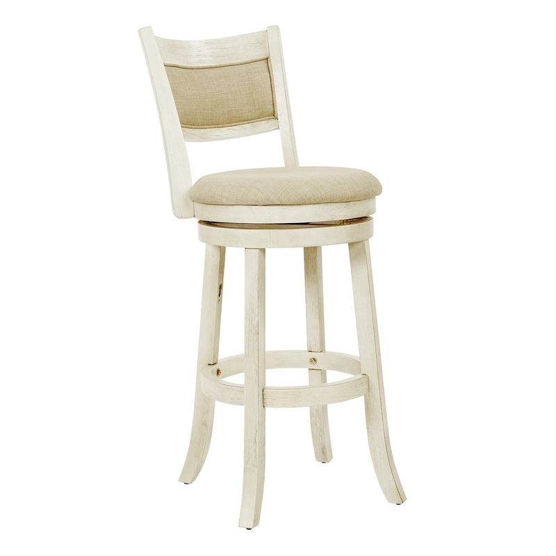 30-inch Swivel Stool with Solid Back