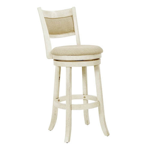 30-inch Swivel Stool with Solid Back