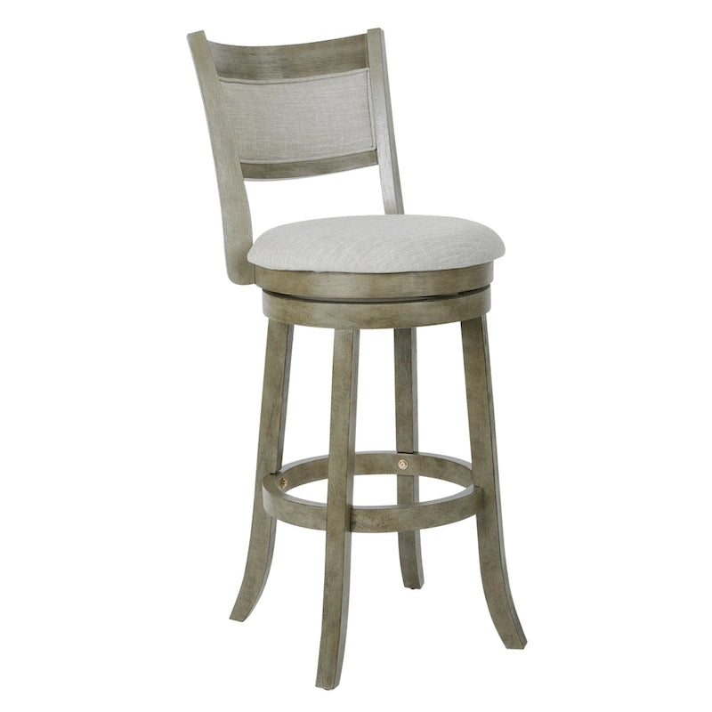 30-inch Swivel Stool with Solid Back