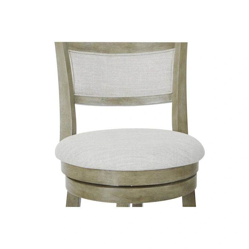 30-inch Swivel Stool with Solid Back