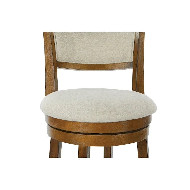 30-inch Swivel Stool with Solid Back