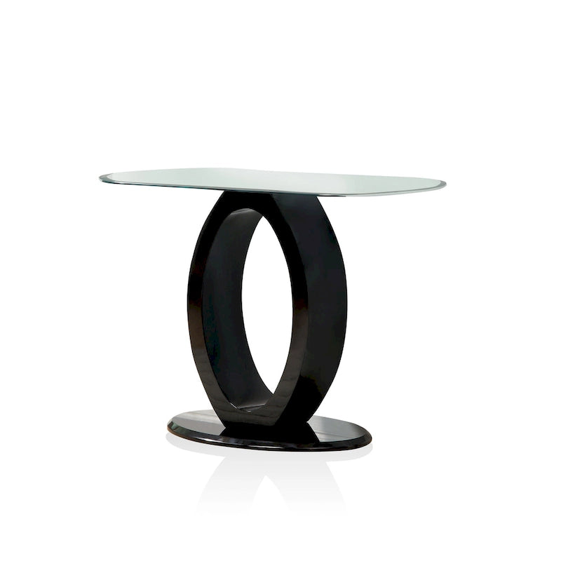 Modern 47-inch Wood O-shaped Base Sofa Table