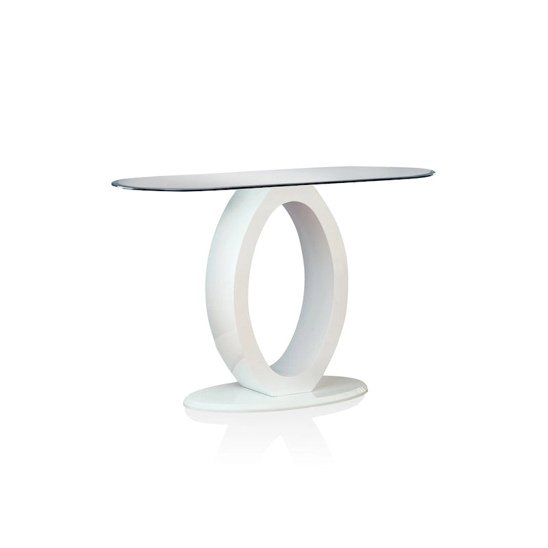 Modern 47-inch Wood O-shaped Base Sofa Table