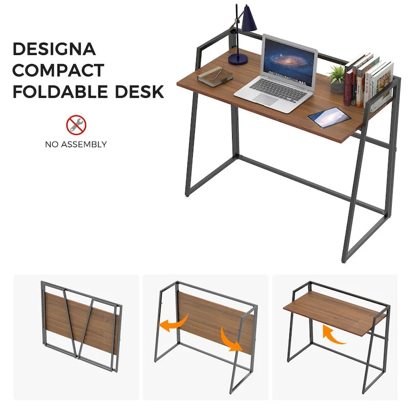 Ergonomic No Assembly Folding Desk