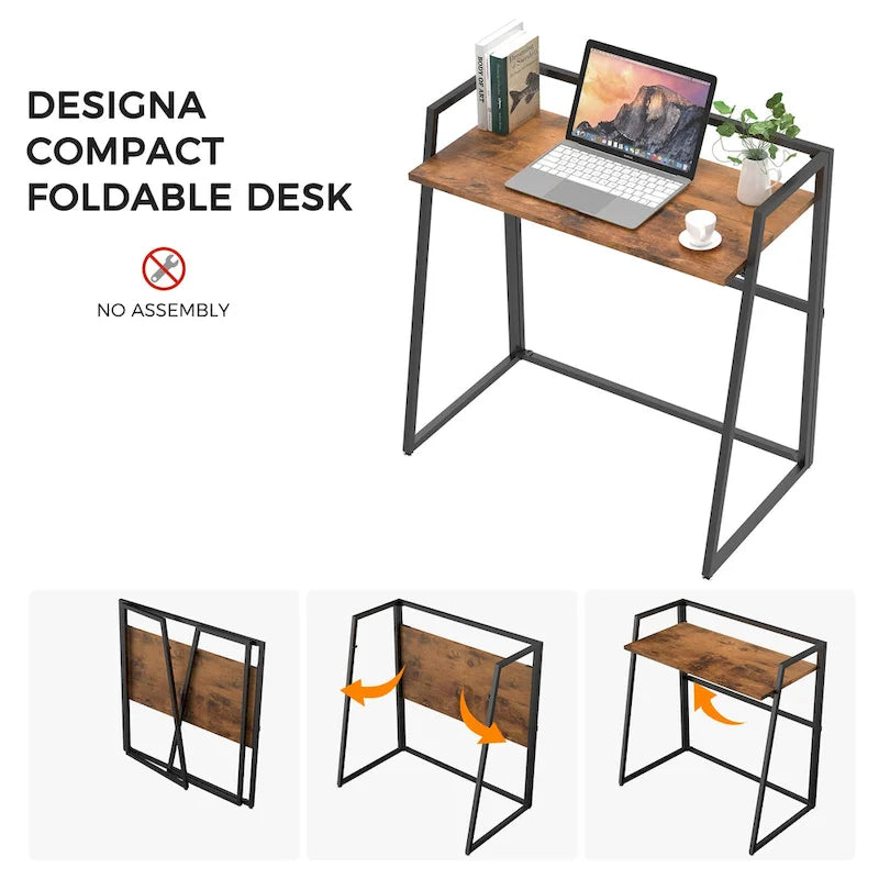 Ergonomic No Assembly Folding Desk