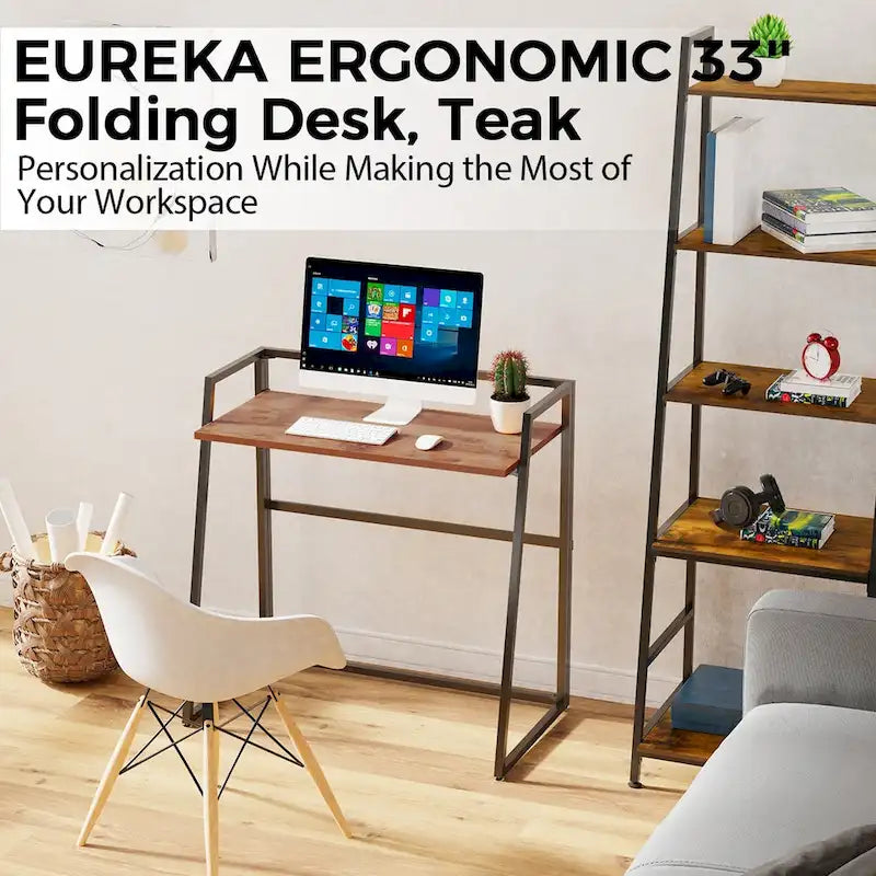 Ergonomic No Assembly Folding Desk