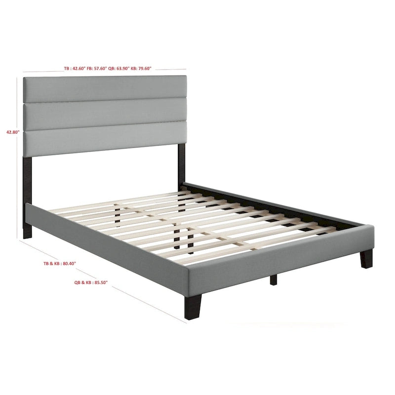 Upholstered Platform Bed