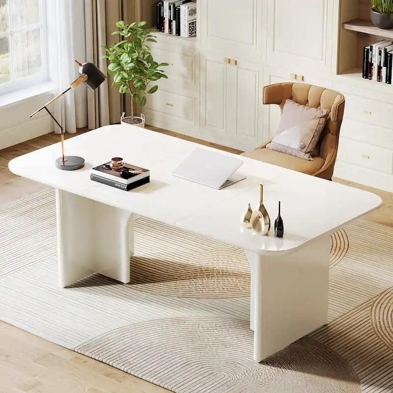 Executive Desk, Large Computer Desk Modern Home Office Desk