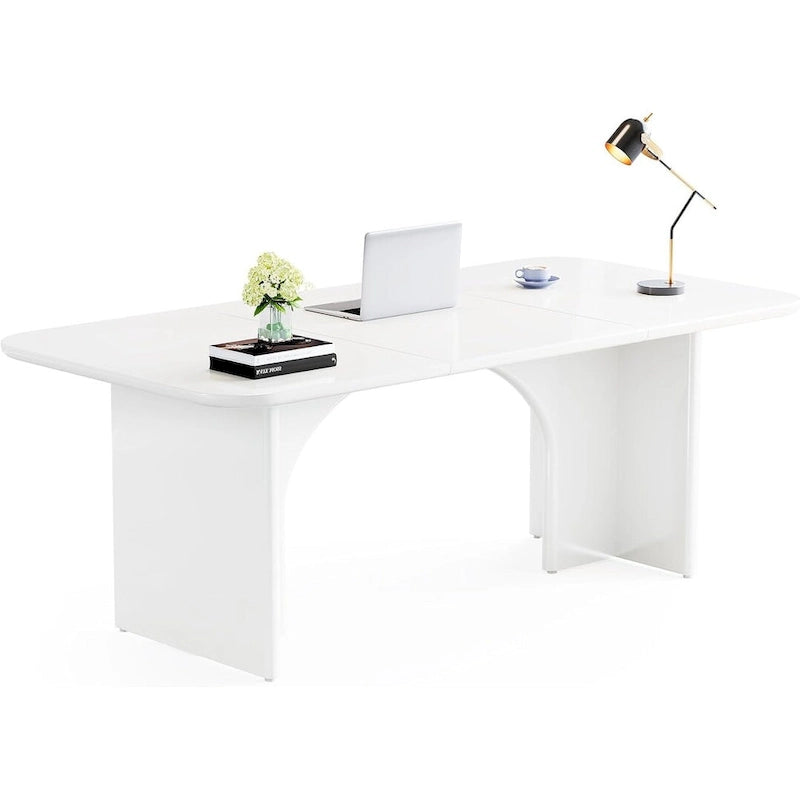 Executive Desk, Large Computer Desk Modern Home Office Desk