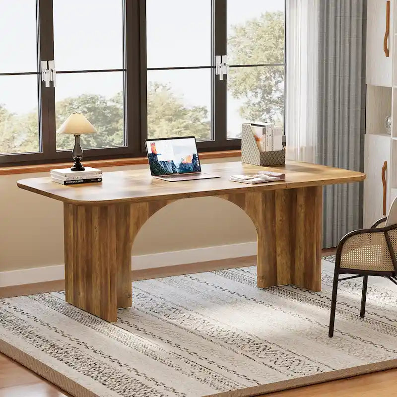 Executive Desk, Large Computer Desk Modern Home Office Desk