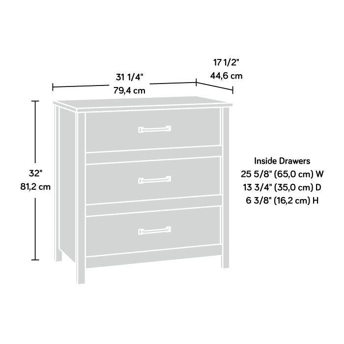 3-Drawer Chest Sm
