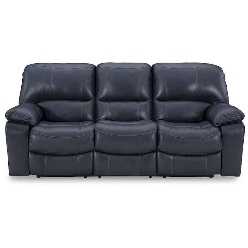 Blue Power Reclining Sofa - 88W x 41D x 41H