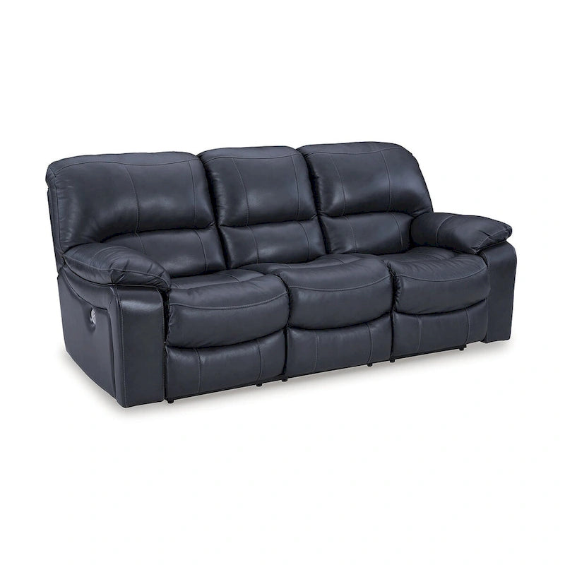 Blue Power Reclining Sofa - 88W x 41D x 41H