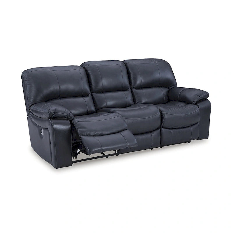 Blue Power Reclining Sofa - 88W x 41D x 41H