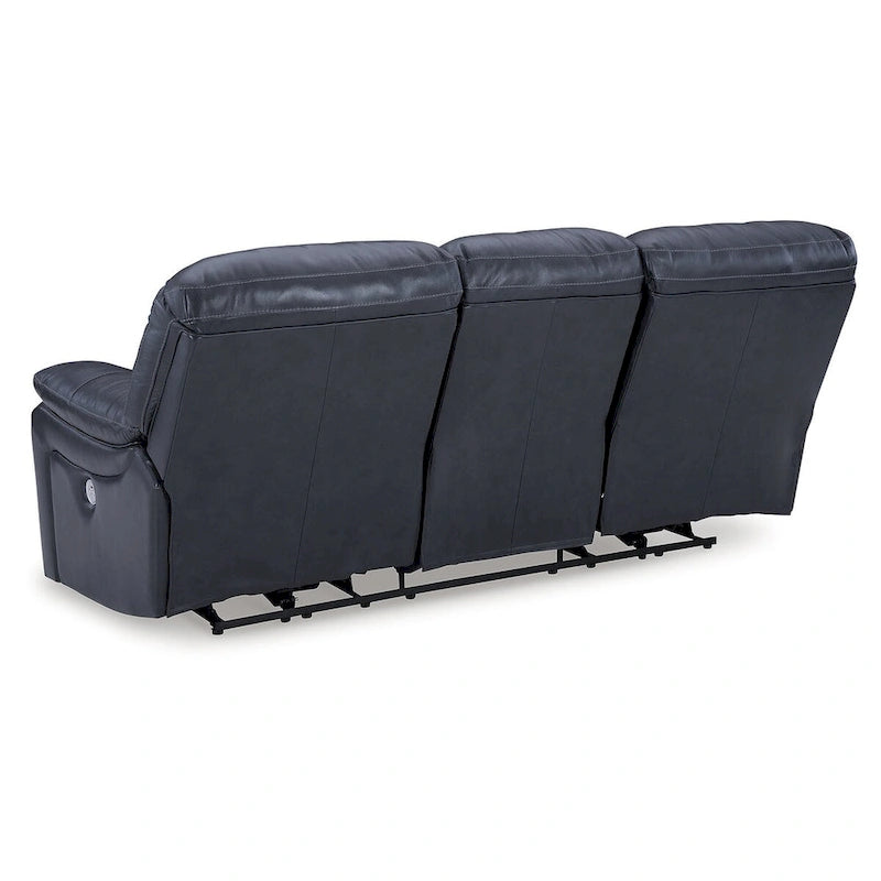 Blue Power Reclining Sofa - 88W x 41D x 41H