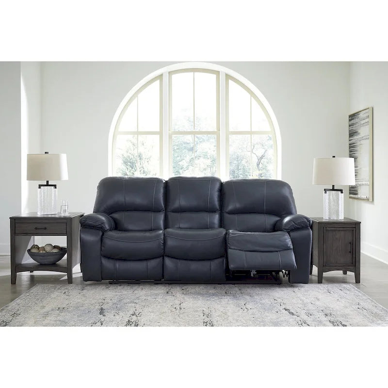 Blue Power Reclining Sofa - 88W x 41D x 41H